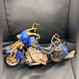 Vintage 1999 WCW Goldberg Motorcycle Toy – Wrestling Collectible - Works